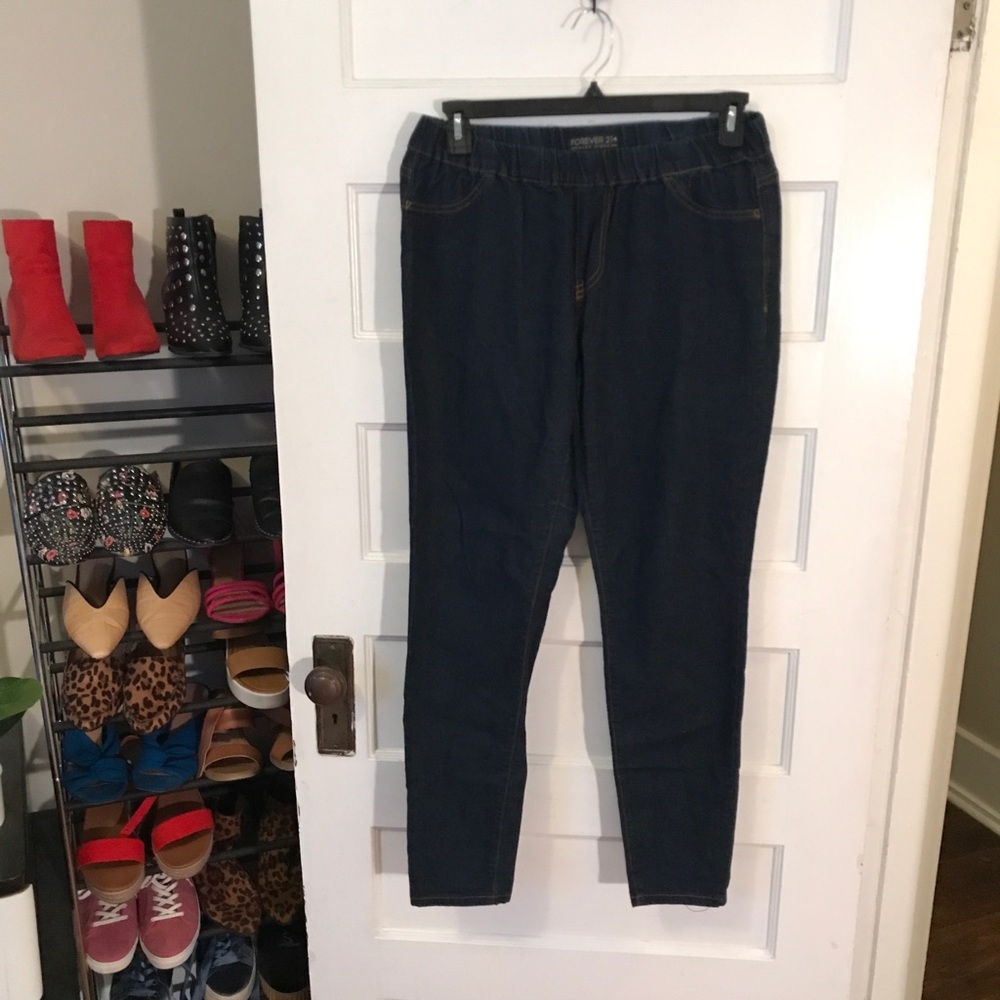 Forever 21 dark wash jeggings